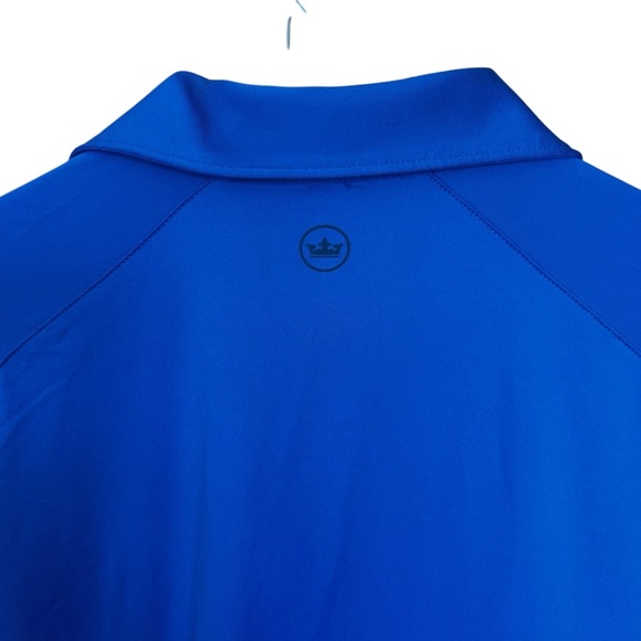 Peter Millar Performance Polo Summer Comfort Crown Sport - Network Logo Blue M - Picture 4 of 11